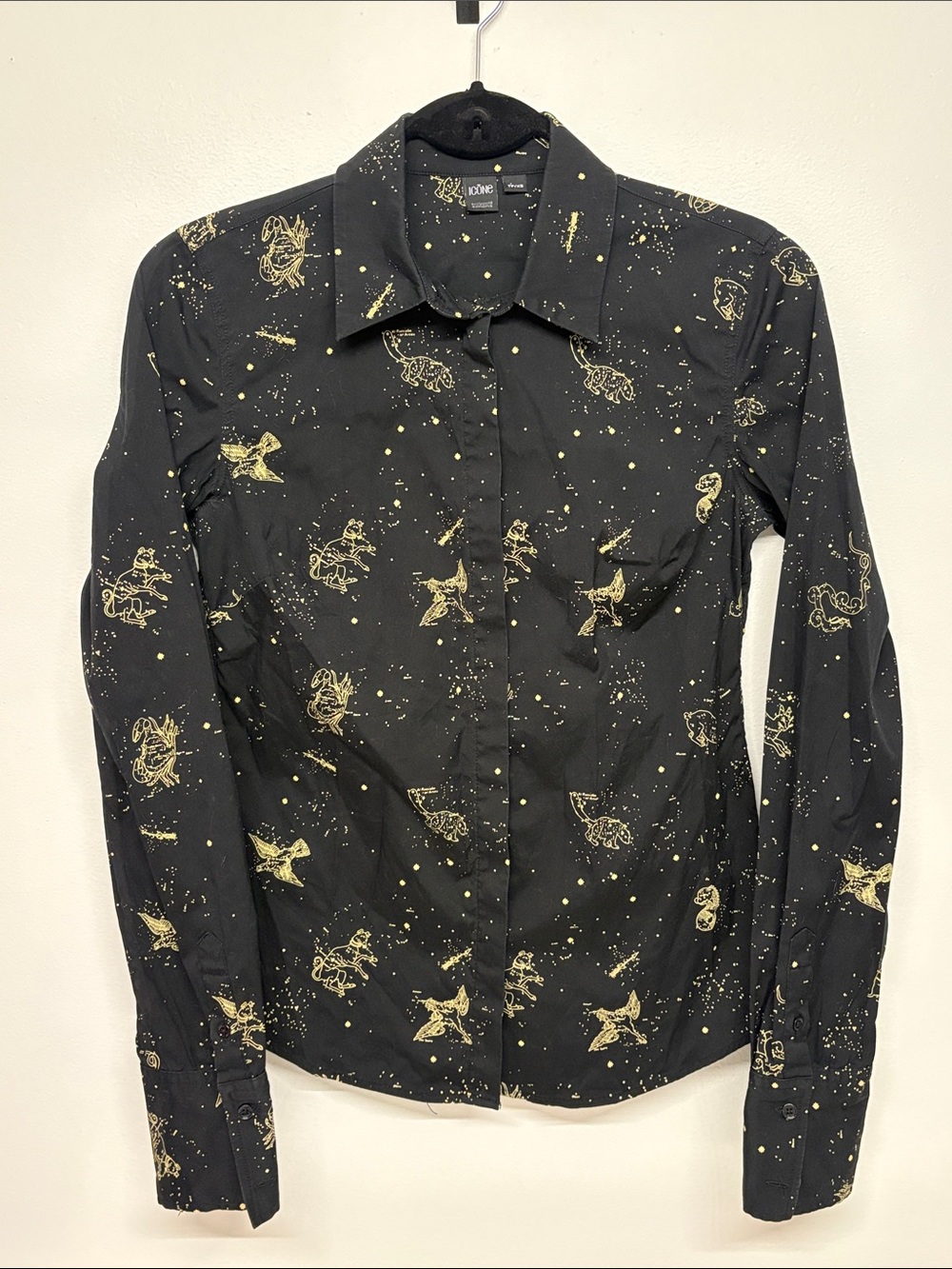 ICŌNE SIMONS Constellations Button Down Shirt